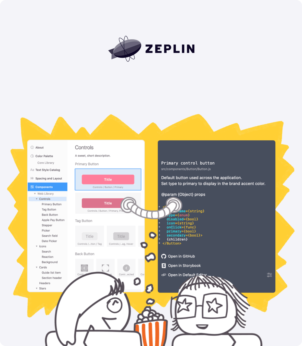 Zeplin branding